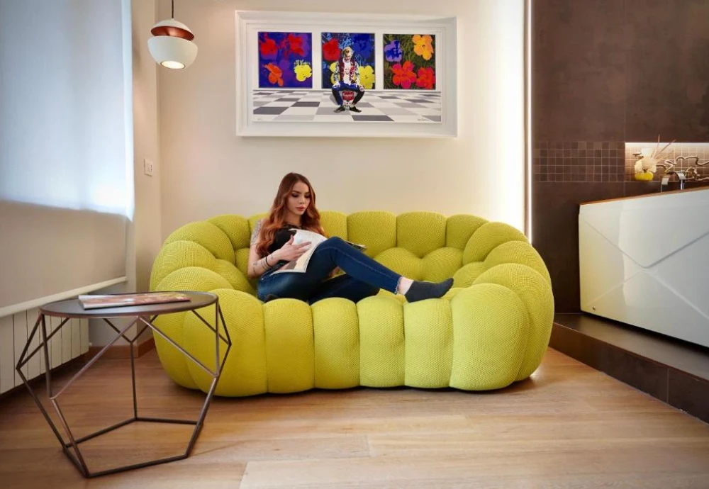 orange bubble sofa